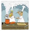 Cartoon: Leckerstheniker Prüfung (small) by geralddotcom tagged lecker,legasthenie,küche,koch,prüfung,angst,gewürze