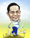 Cartoon: caricature golf (small) by juwecurfew tagged caricature,golf