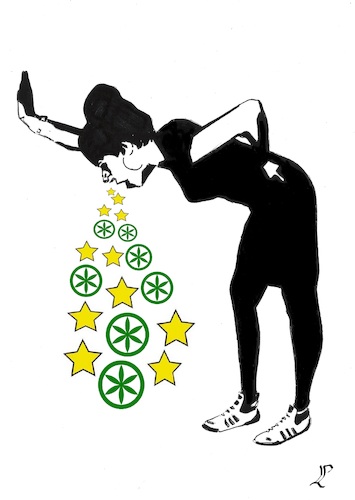 Cartoon: 5 Stars Movement and Lega Party (medium) by paolo lombardi tagged italy,europe