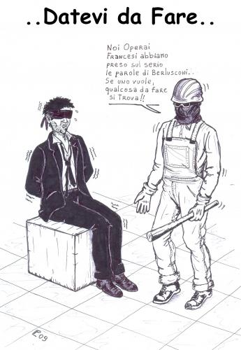 Cartoon: . (medium) by paolo lombardi tagged italy,berlusconi,economy,finance,politics,comics