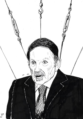 Cartoon: Abdelaziz Bouteflika (medium) by paolo lombardi tagged algeria