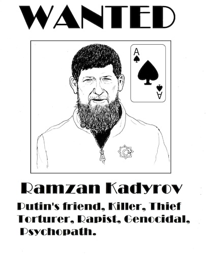 Cartoon: Ace spades (medium) by paolo lombardi tagged russia,ukraine,putin,criminal,war