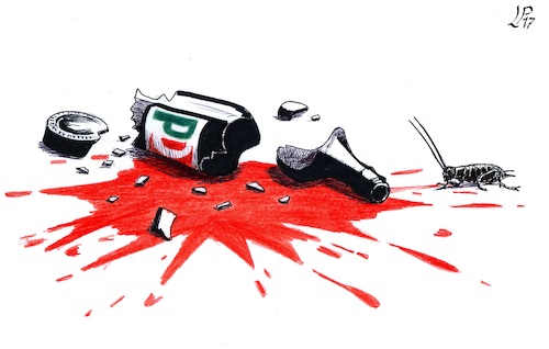 Cartoon: Democratic Party (medium) by paolo lombardi tagged italy,politics,renzi