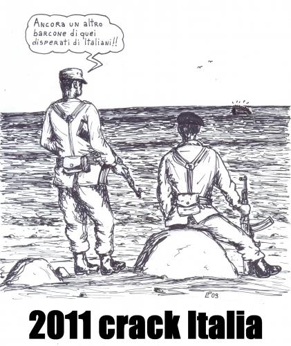 Cartoon: disperati (medium) by paolo lombardi tagged italy,berlusconi,economy,finance,politics,comics