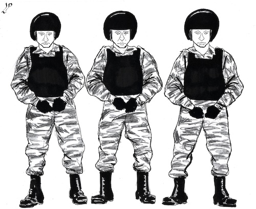 Cartoon: Freedom of Expression (medium) by paolo lombardi tagged russia,freedom,putin