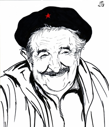 Cartoon: Jose Mujica (medium) by paolo lombardi tagged president,uruguay