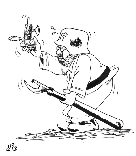 Cartoon: Otto Von Krimi (medium) by paolo lombardi tagged italy,grillo