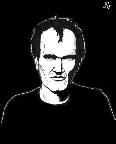 Cartoon: Quentin Tarantino (medium) by paolo lombardi tagged movie