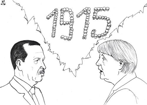 Cartoon: The rip (medium) by paolo lombardi tagged turkey,germany