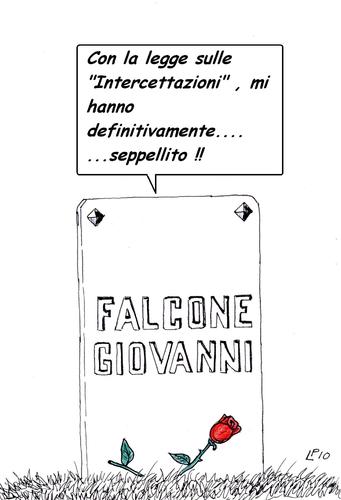 Cartoon: Tombale (medium) by paolo lombardi tagged italy,berlusconi,mafia,politics