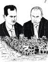 Cartoon: Aleppo siege (small) by paolo lombardi tagged syria,war