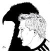Cartoon: Bastian Schweinsteiger (small) by paolo lombardi tagged germany,soccer