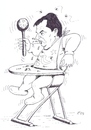 Cartoon: Brunetta Italian Minister (small) by paolo lombardi tagged italy,berlusconi,satire,politics,caricature