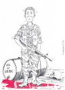 Cartoon: bush (small) by paolo lombardi tagged usa,bush,politics,satire,caricatures,iraq