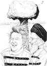 Cartoon: Crazy Escalation (small) by paolo lombardi tagged usa,iran,war