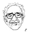 Cartoon: Gabriel Garcia Marquez (small) by paolo lombardi tagged artists