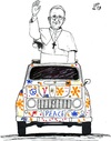 Cartoon: Hippie Pope 2 (small) by paolo lombardi tagged pope,vatican,peace,war