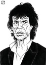 Cartoon: Mick Jagger (small) by paolo lombardi tagged rolling,stones,rock,caricature