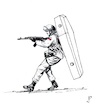 Cartoon: Russian soldier (small) by paolo lombardi tagged russia,ukraine,war,soldier,putin,europe