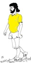 Cartoon: Socrates (small) by paolo lombardi tagged brazil,football