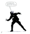 Cartoon: The French policeman thinks (small) by paolo lombardi tagged france,riot,policeman,casseur
