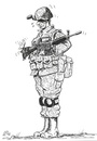Cartoon: War and Peace (small) by paolo lombardi tagged war,afghanistan,peace