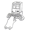 Cartoon: penguin web shopping (small) by etsuko tagged etsuko,penguin,web