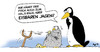 Cartoon: bärenjagen (small) by Mergel tagged pinguin,eisbären,jagd