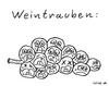 Cartoon: Weintrauben (small) by islieb tagged trauben,weintrauben,tränen,weinen,früchte,obst,islieb