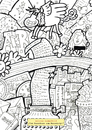 Cartoon: Ausmalbild (small) by fussel tagged autoren,autorin,autor,schriftsteller,schriftstellerin,langeweile,ausmalbild,pegasus,musenkuss,ideen,finden