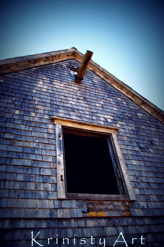 Cartoon: Barn (medium) by Krinisty tagged barn,abandoned,creepy,old,rickety,shack