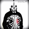 Cartoon: Skull Suit (small) by Krinisty tagged skull photography krinisty black and white