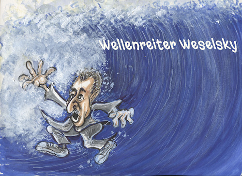 Cartoon: Weselsky (medium) by Bert Kohl tagged danger
