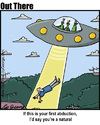 Cartoon: abducting (small) by George tagged abducting