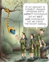 Cartoon: Gift (small) by George tagged scout,snake,gift