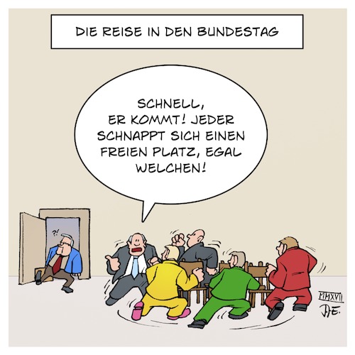 Die Reise in den Bundestag