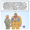 Cartoon: Deutsche Bank Donald Trump (small) by Timo Essner tagged deutsche bank donald trump deutschland usa wahlkampf präsidentschaftskandidat spenden wahlkampfspenden cartoon timo essner