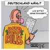 Cartoon: Deutschland vor der Wahl (small) by Timo Essner tagged bundestagswahl,wahlen,deutschland,politikverdrossenheit,wahlmüdigkeit,wahlsonntag