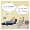 Cartoon: Relationship restart (small) by Timo Essner tagged man,woman,relationship,computer,machine,partner,love,cartoon,timo,essner