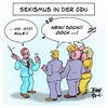 Cartoon: Sexismus in der CDU (small) by Timo Essner tagged cdu frank henkel sexismus tauber frauen frauenbild aufschrei csu konservative cartoon timo essner