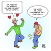 Cartoon: Verliebt - verloren (small) by Timo Essner tagged clamydia geschlechtskrankheiten std sexualität