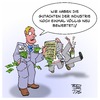 Cartoon: WHO und Glyphosat (small) by Timo Essner tagged glyphosat bfr bundesamt für risikobewertung neubewertung pestizid krebsrisiko uno who deutschland cartoon timo essner