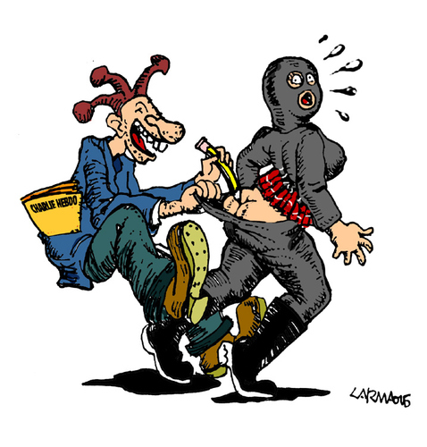 Cartoon: Charlie Hebdo (medium) by Carma tagged charlie,hebdo,terrorism,press