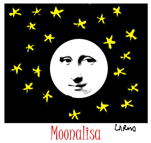 Cartoon: Mona Lisa (medium) by Carma tagged mona,lisa,leonardo,da,vinci,art