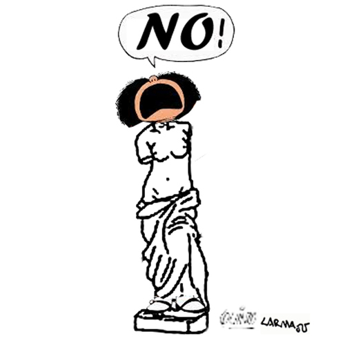 Cartoon: No (medium) by Carma tagged greece,referendum,eu,no