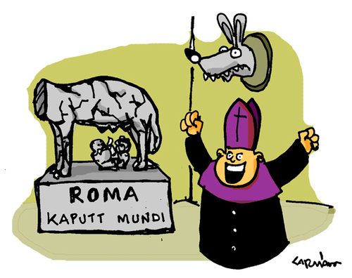 Cartoon: Rome (medium) by Carma tagged rome,politics