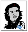 Cartoon: Alexis Tsipras (small) by Carma tagged alexis,tipras,che,guevara,greece,politics,guerrilla,revolution