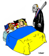 Cartoon: Obama Merkel and Putin (small) by Carma tagged ukraine crisis war putin merkel obama usa russia