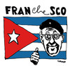Cartoon: Pope and Cuba (small) by Carma tagged pope,francesco,che,guevara,cuba,raul,castro