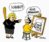 Cartoon: Schaeuble Cartoon (small) by Carma tagged cartoons,freedom,fexpression,cartoon,schaeuble,merkel,cartoonist,germany,politic